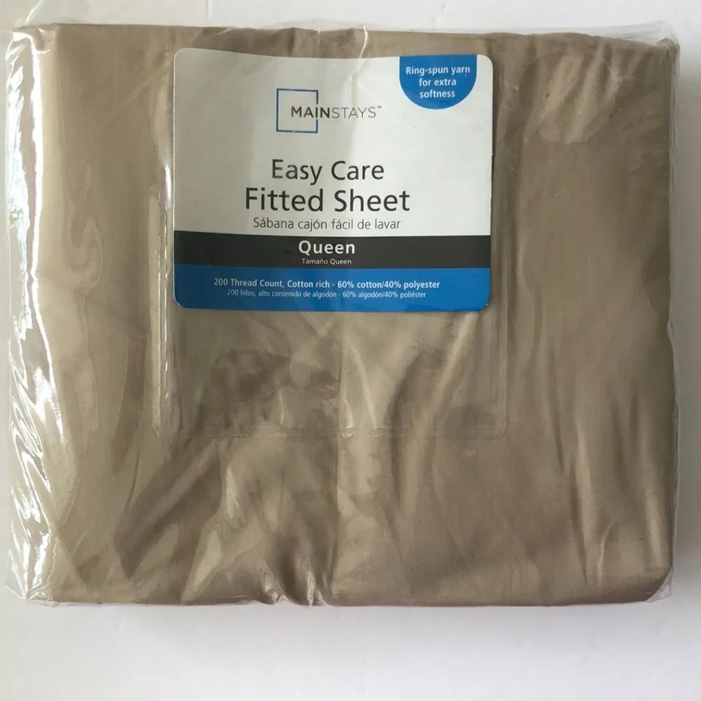 Mainstays fitted sheet